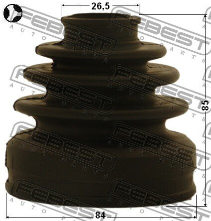 Пыльник ШРУС внутренний КОМПЛЕКТ84X85X26.5 FEBEST 0115GSX30RHT