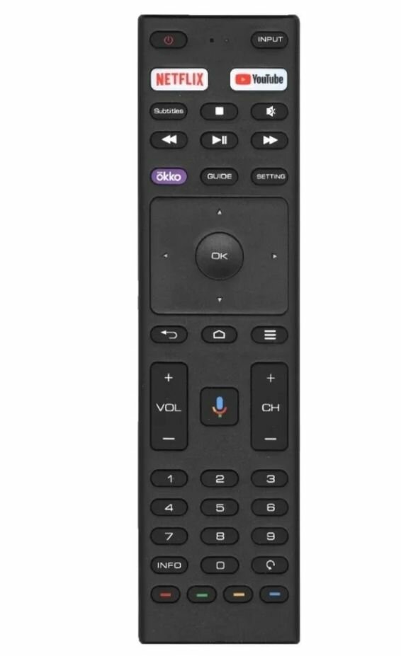 Голосовой пульт для JVC/джи ви си /жвк KT1942-HG (RC-20) телевизора с функциями YouTube Okko Netflix