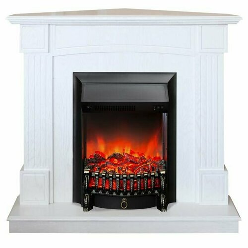 Электрокамин RealFlame Andrea Coner WT с очагом Fobos Lux Black