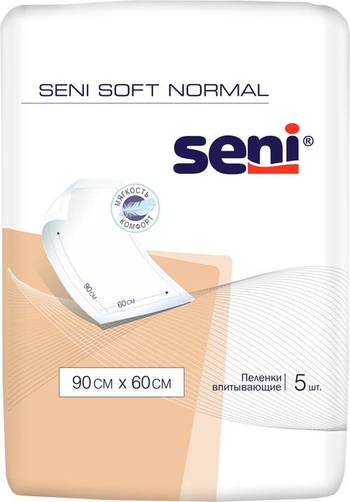 Одноразовые пеленки Seni Soft Normal, 90х60 см, 30 шт. - фото №1