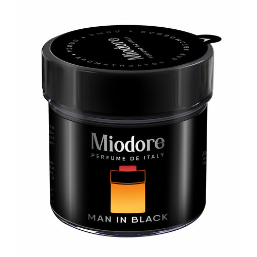 Ароматизатор воздуха Miodore Bvlgari Man in Black, гель банка, 100 грамм.