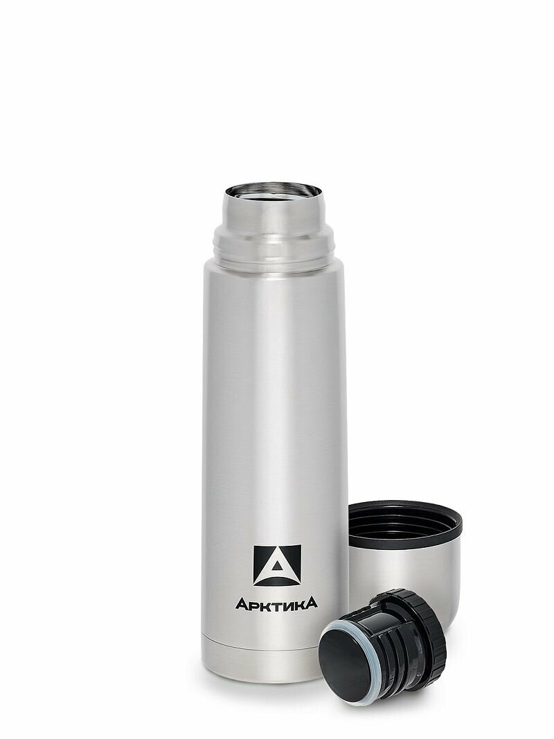 Термос 750мл для чая и напитков туристический Арктика 101-750 с узким горлом, для охоты и рыбалки — фото 1