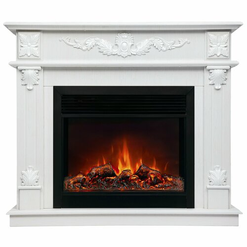 Электрокамин RealFlame PHILADELPHIA R 26255 WT-F614 с очагом MoonBlaze DELUXE Black 54184₽