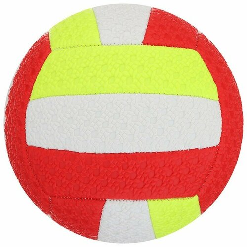 Мяч волейбольный, ПВХ, машинная сшивка, 18 панелей, р. 2, цвета микс, "Hidde", цвет разноцветный