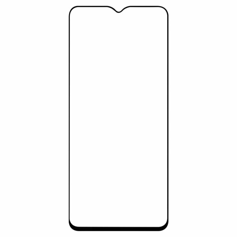 Стекло защитное Red Line Realme C30s Full screen tempered glass FULL GLUE черный - фото №3