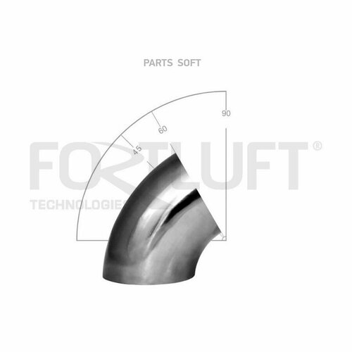 FORTLUFT EBP6060 EBP6060 отвод из нержавеющей стаи Ф60ММ УГО 60 Г