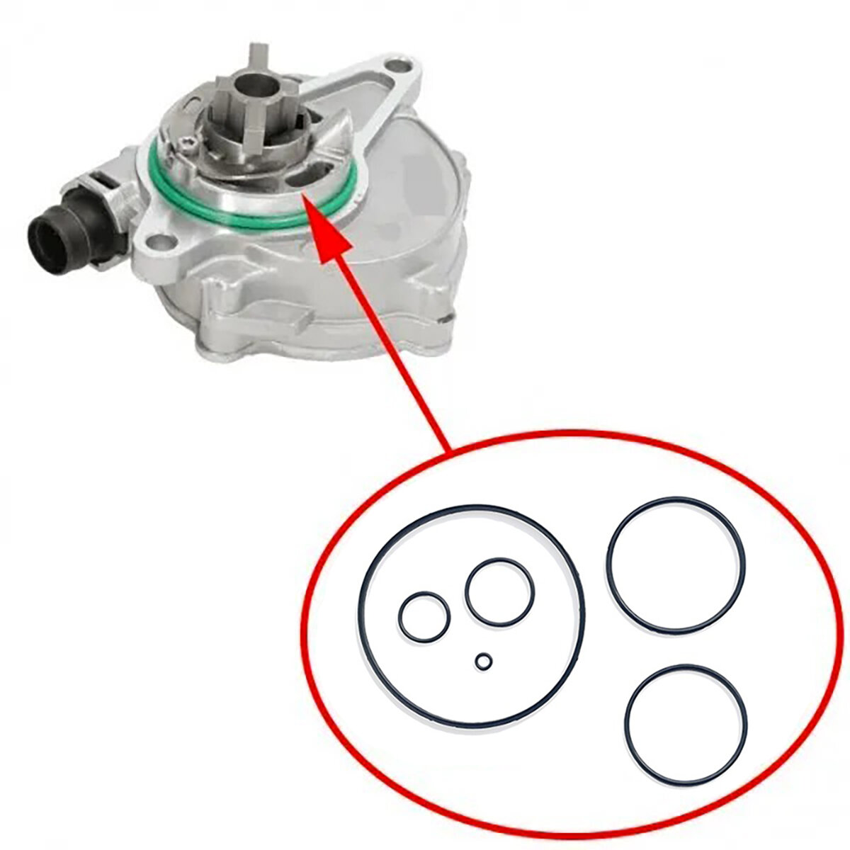 фото Ремкомплект вакуумного насоса Volvo 3.0L 3.2L и Land Rover LR2 3.2L 31401556