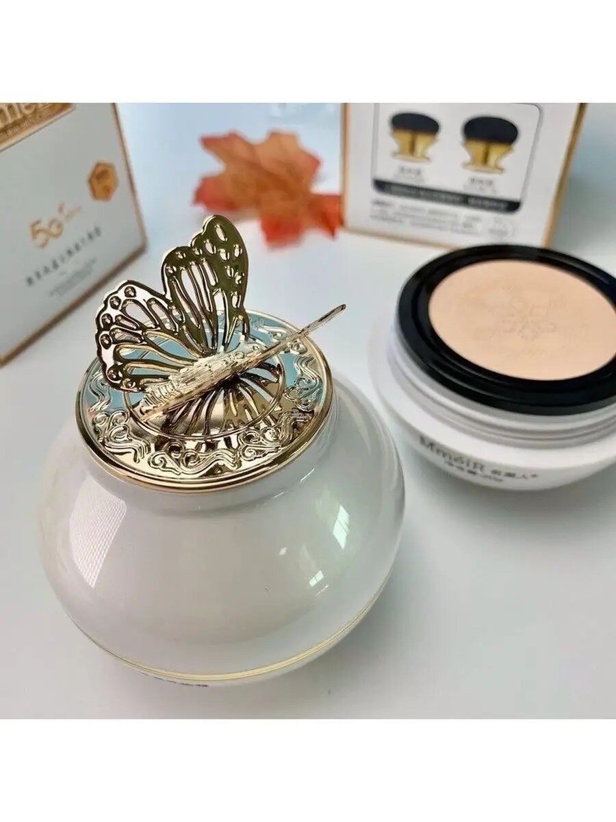 MmeiR Тональный кушон Antler Anti-blue light Cushion Cream, 20 мл/20 г, оттенок: 01 бежевый, 1 шт.