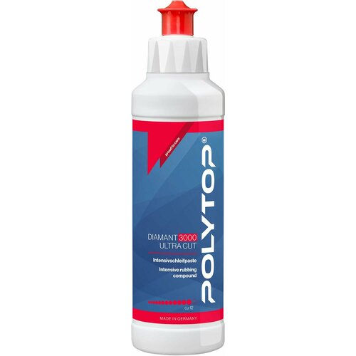 POLYTOP Diamant 3000 Ultra Cut - Абразивная полировальная паста (P1500), 250ml