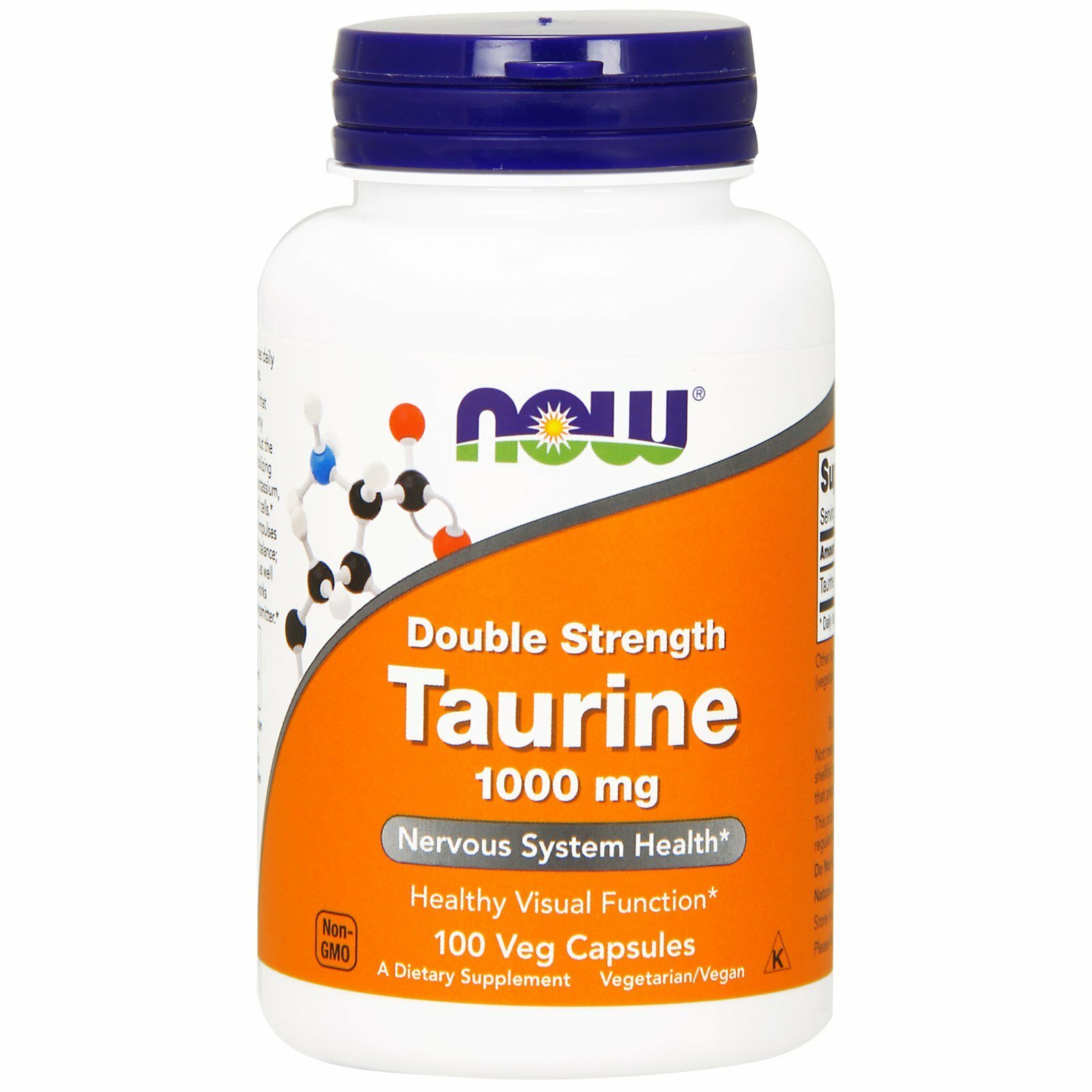 Now foods Taurine 1000 мг 100 vcaps