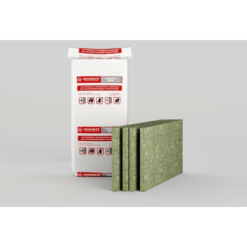 Звукопоглощающая базальтовая плита Izogertz Acoustic Eco 1250x600x50 мм 4 штуки 3 м²