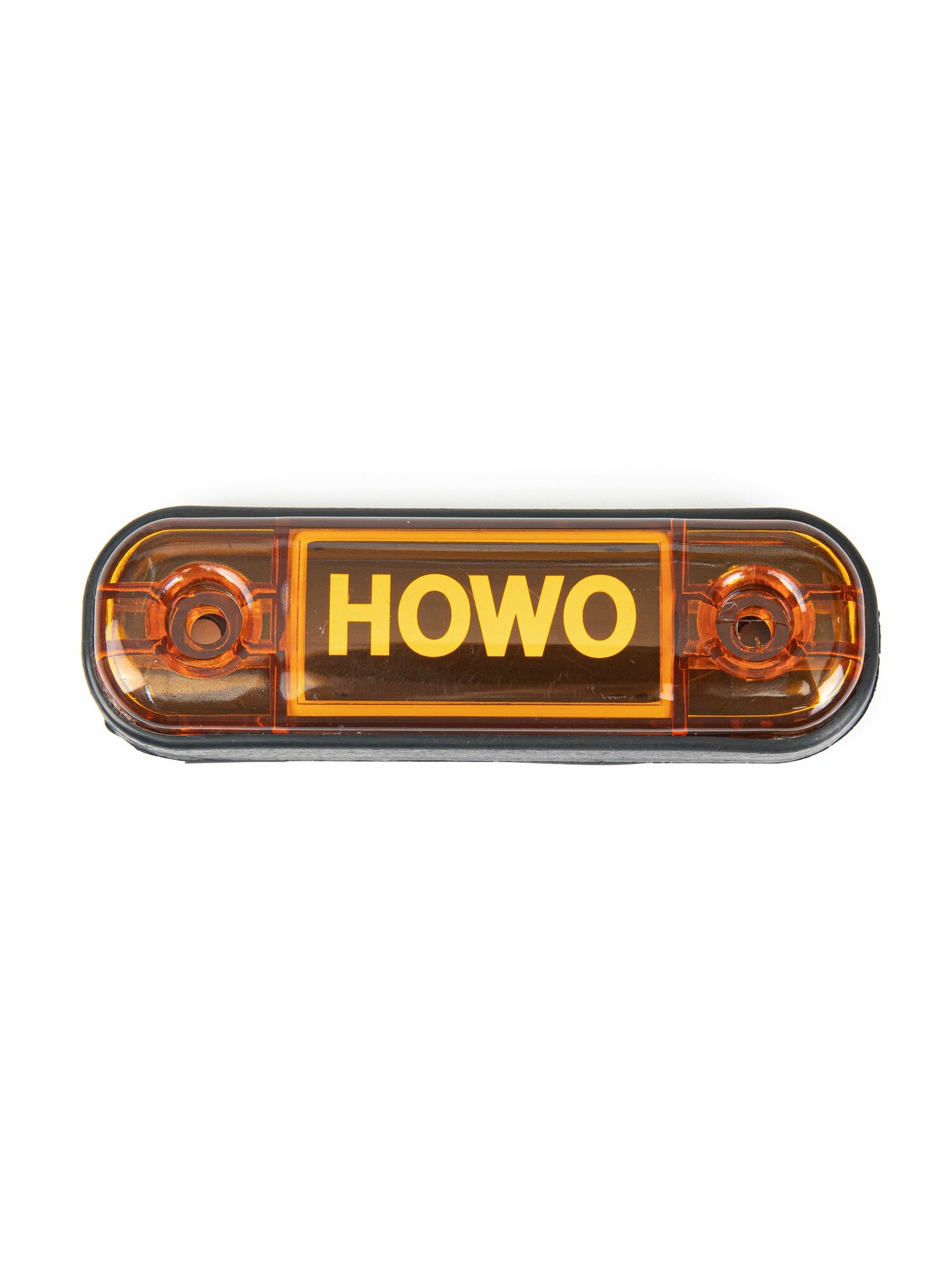 Габаритный огонь HOWO MINI, 24 В, LED, желтый, пластик, овальный