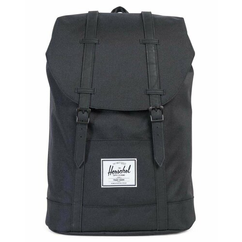 Рюкзак Herschel Retreat 10066 Black Black рюкзак herschel retreat 10066 bk bkdn ds 19 5l