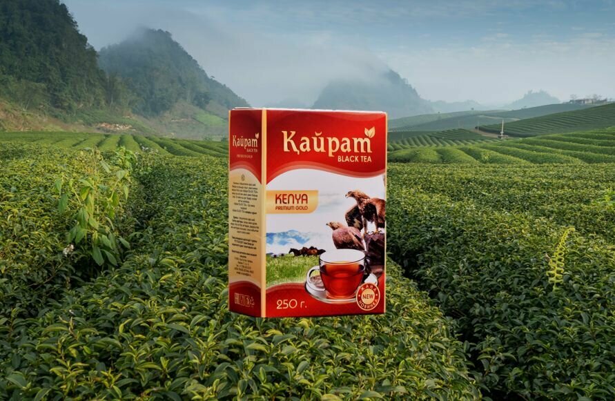 Чай Кайрат black tea kenya premium gold 250грамм.