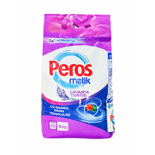 Стиральный порошок универсальный Peros matik Лаванда 3кг 940₽