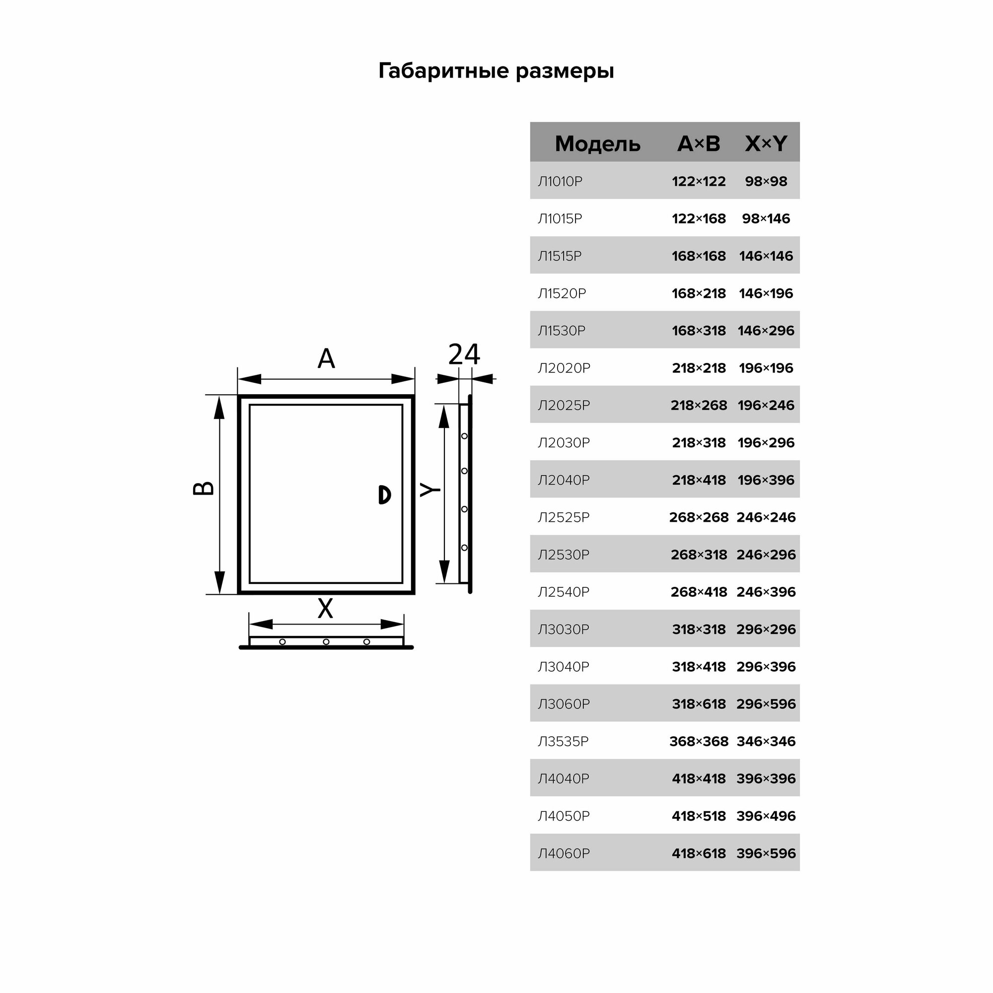 Ревизионный люк Л3060Р потолочный санитарный EVECS белый - фотография № 8