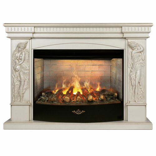 каминокомплект realflame romano 33 wt с firestar 33 3d Электрокамин RealFlame DIVA 33 WT-619G с очагом 3D Firestar 33