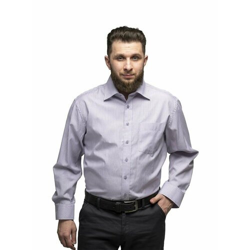 фото Рубашка imperator, размер 52/l/178-186/42 ворот, розовый