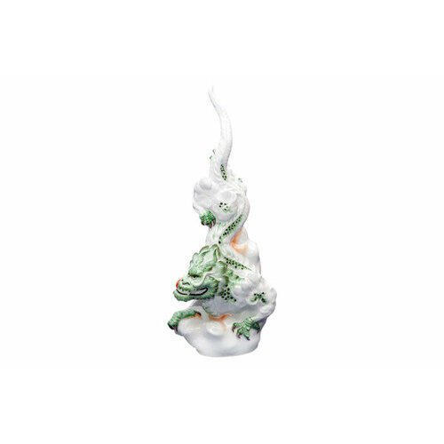 Фигурка Meissen Дракон 29,5 см, Йорг Даниэльчик, фарфор, зеленый