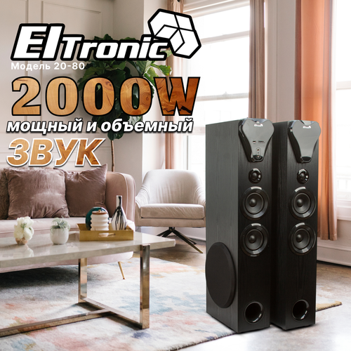 Акустическая система Eltronic 20-80 Home Sound (черный)