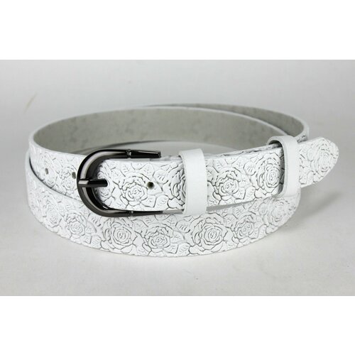 фото Ремень glamour, белый