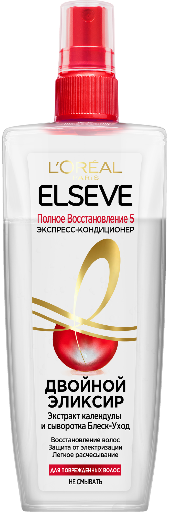 Экспресс-кондиционер для волос L’Oréal Paris Elseve Полное восстановление 5 для поврежденных волос, 200 мл L'OREAL - фото №1