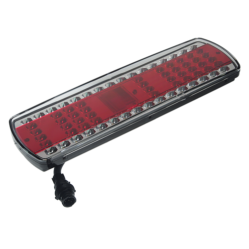 Фонарь задний КАМАЗ-5490, МАЗ светодиодный (бегущий поворот) с разъемом AMP правый автосфера