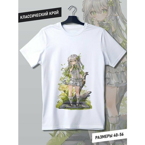 Футболка Hypnotica, размер 2XS, белый game genshin impact sangonomiya kokomi clothes hangers anime model toys household clothing store suit hanger model toys