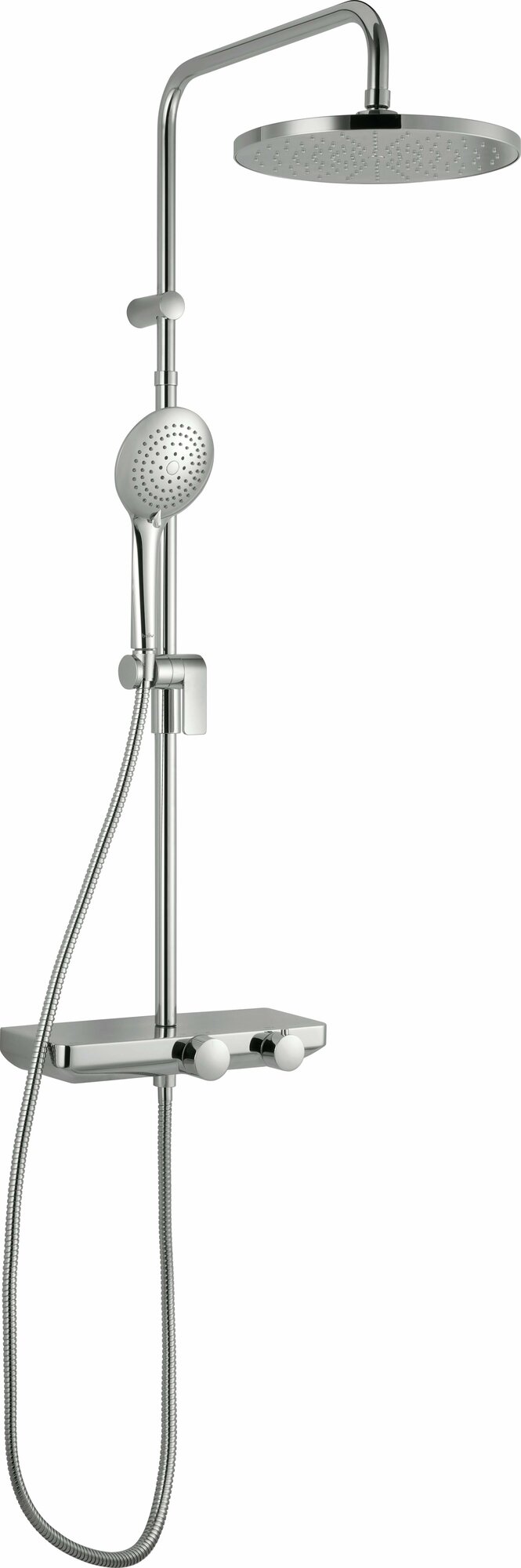 фото Душевая система baliv 102164 хром с термостатом