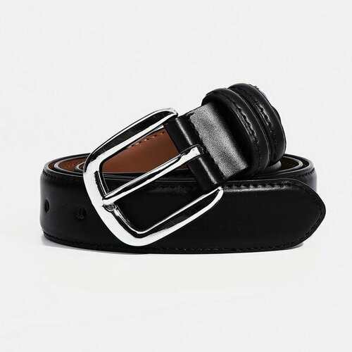 фото Ремень сима-ленд, размер 115, черный сима-лэнд