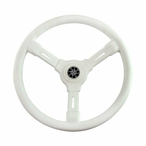 Рулевое колесо RIVIERA белый обод и спицы д. 350 мм
