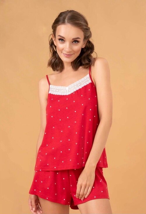 Пижама CLEVER, размер 44, красный