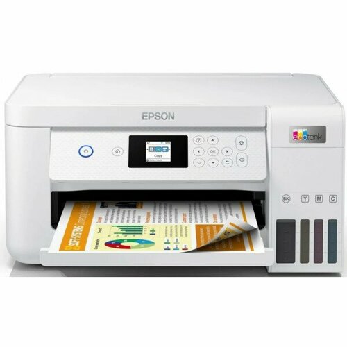 МФУ струйный Epson L4260 A4 Duplex WiFi USB белый 4166900₽