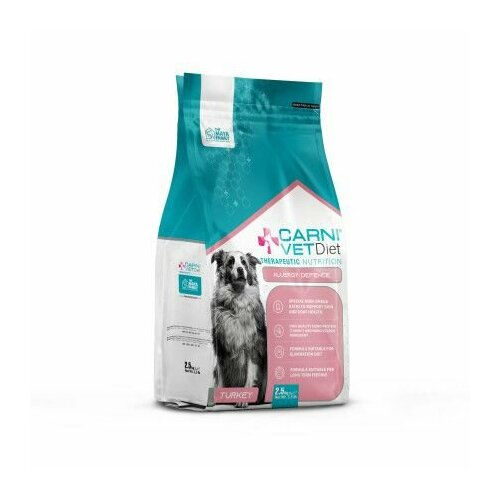 CARNI Vet Diet Dog Allergy Defense диетический корм для собак при аллергии, здоровая кожа и шерсть, с индейкой