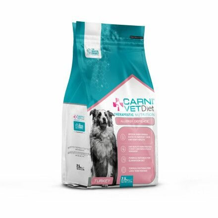 фото CARNI Vet Diet Dog Allergy Defense диетический корм для собак при аллергии, здоровая кожа и шерсть, с индейкой