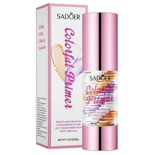 SADOER крем-праймер трехцветный под макияж 30г 452₽