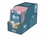 Влажный корм для собак Brit Premium кролик с цукини в соусе для щенков мини-пород, пауч 