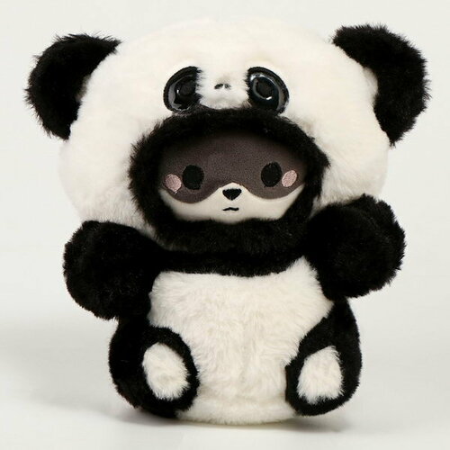 фото Мягкая игрушка "котик в костюме панды", 23 см сима-ленд