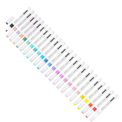 Набор акриловых маркеров Sketch&Art, 22-0127, 24 цвета