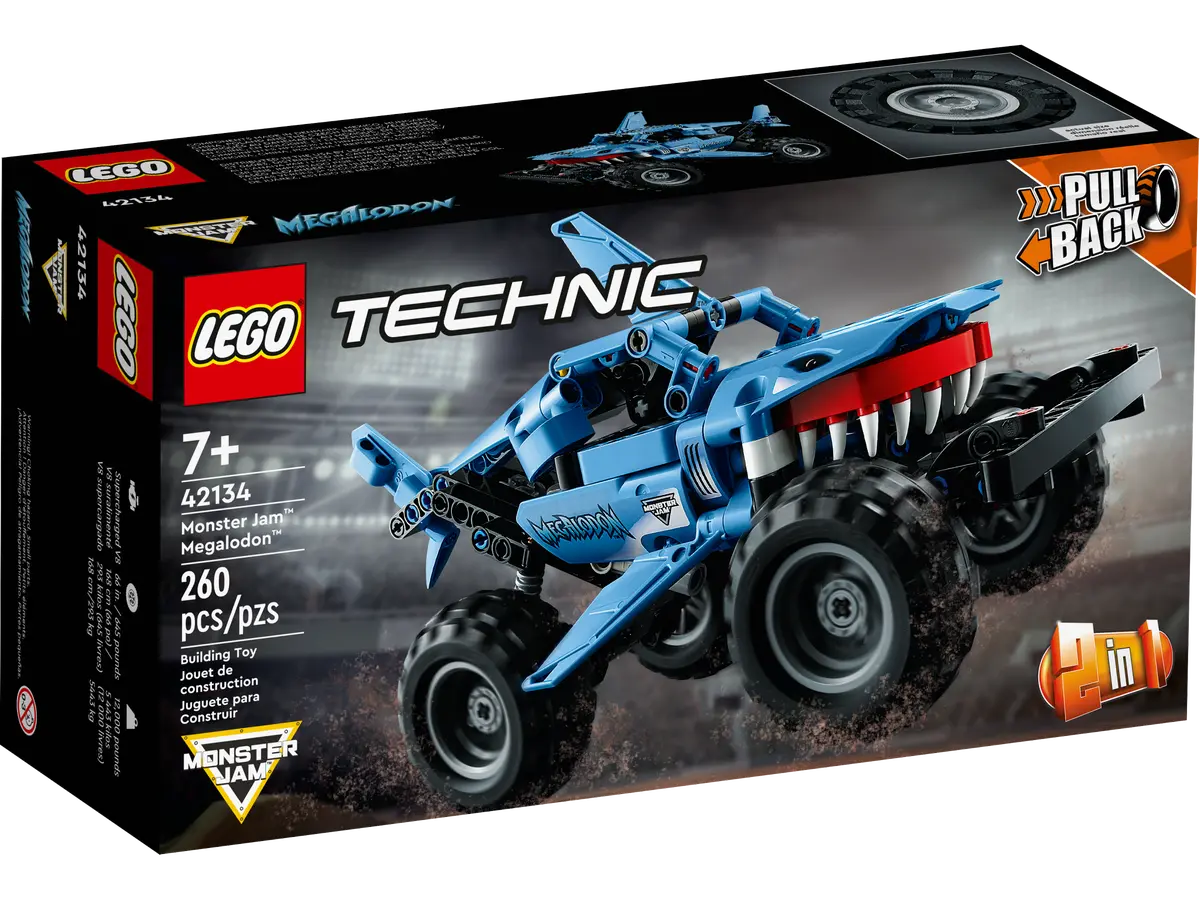 Конструктор LEGO Technic 42134 Monster Jam Megalodon, 260 дет.