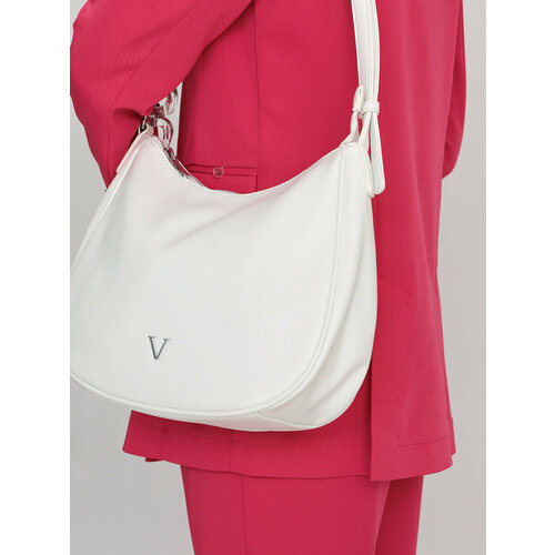 фото Сумка хобо velina fabbiano 23.1-7801011, белый