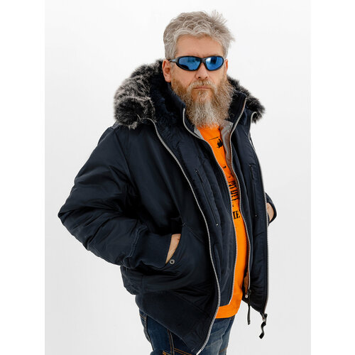 фото Куртка apolloget, размер l, синий