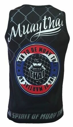 Футболка Born to be Muaythai, размер XL, черный — фото 1