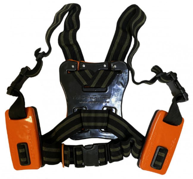 Разгрузочная система "TECHNOLOGY HUNTER" для подводной охоты, вес 10,5 кг в п/п, цвет оранжево-черный, ДайвГруз