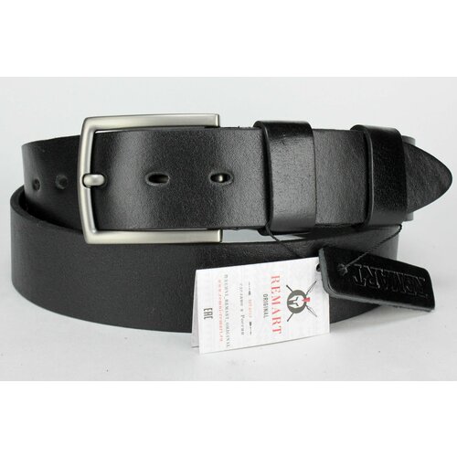 фото Ремень remart, размер 120, черный