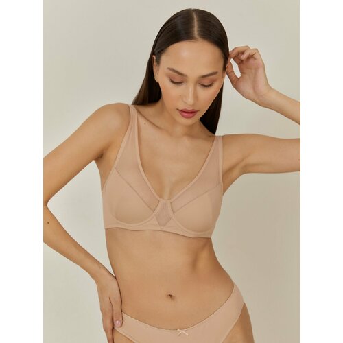 фото Бюстгальтер infinity lingerie, размер 85d, бежевый