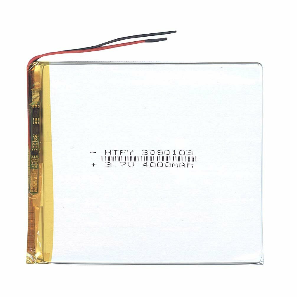 Аккумулятор Li-Pol (батарея) 3*90*103мм 2pin 3.7V/4000mAh