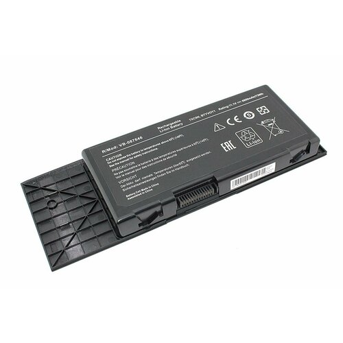 Аккумуляторная батарея для ноутбука Dell Alienware M17X (BTYVOY1) 11.1V 6600mAh OEM аккумулятор для ноутбука dell alienware m17x btyvoy1 11 1v 6600mah oem