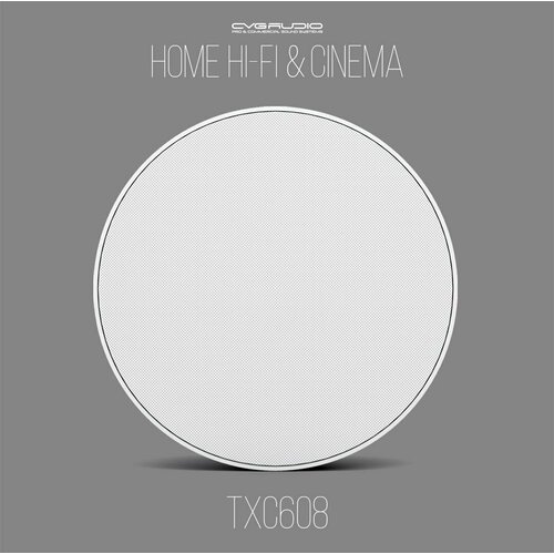 CVGAUDIO TXC608 Встраиваемые в потолок двухполосные акустические системы Hi-Fi класса с угловой установкой диффузора 30WRMS 100WMAX 8ohm 1113700₽