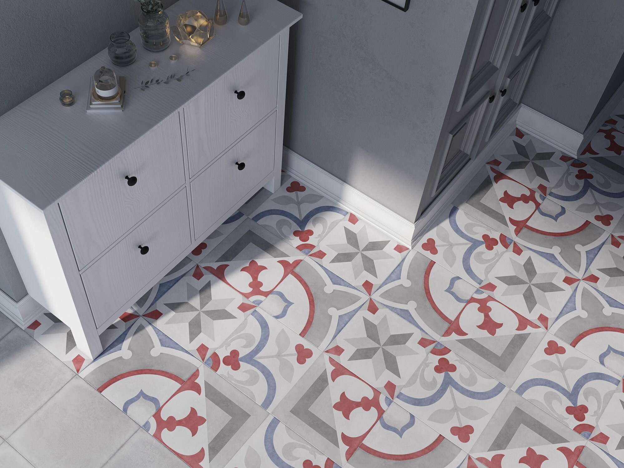 фото Керамогранит Cersanit Motley C-MO4A452D многоцветный 29,8x29,8 см